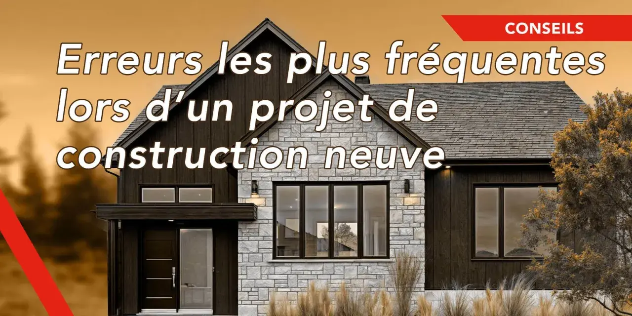 Conseils pour éviter les erreurs courantes lors de l'autoconstruction d'une maison neuve. Une belle maison moderne en pierre et bois.