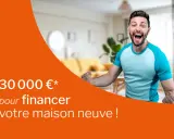 Un homme exulte, prêt à financer sa maison neuve avec 30 000 € !