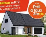 Retour du PTZ pour votre projet de construction ! Une maison moderne avec garage, prête à être habitée grâce au prêt à taux zéro.