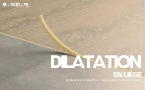 Bande de dilatation en liège, une alternative à la plinthe. Découvrez quand et comment l'utiliser pour vos sols.