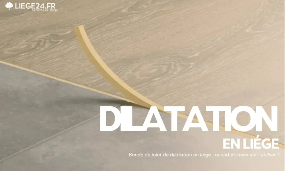 Bande de dilatation en liège, une alternative à la plinthe. Découvrez quand et comment l'utiliser pour vos sols.
