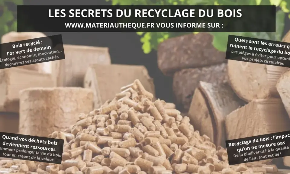 Le recyclage du bois de construction transforme les déchets en ressources précieuses. Découvrez ses secrets et ses impacts.